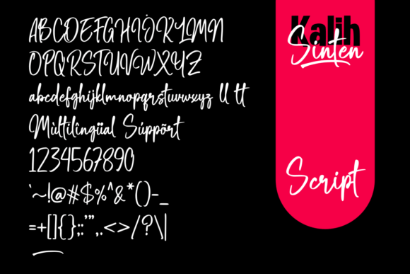 Kalih Sinten Duo Font PNG with transparent background - Preview 5