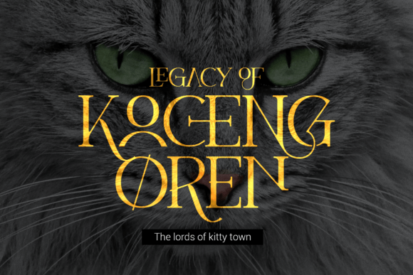 Kefago Font PNG with transparent background - Preview 3