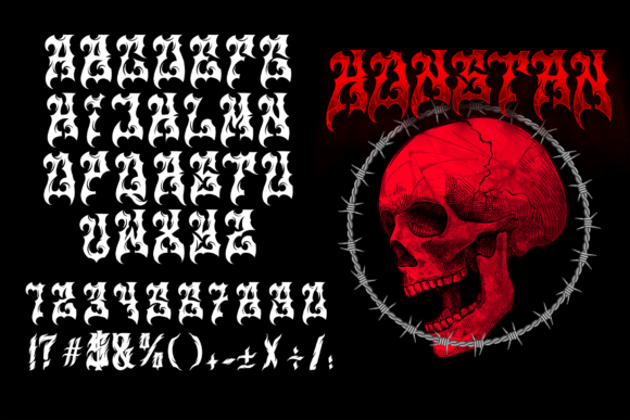 Konstan Font PNG with transparent background - Preview 2
