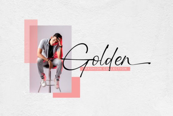 March Shine Font PNG with transparent background - Preview 1