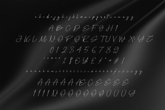 Omotify Font PNG with transparent background - Preview 4