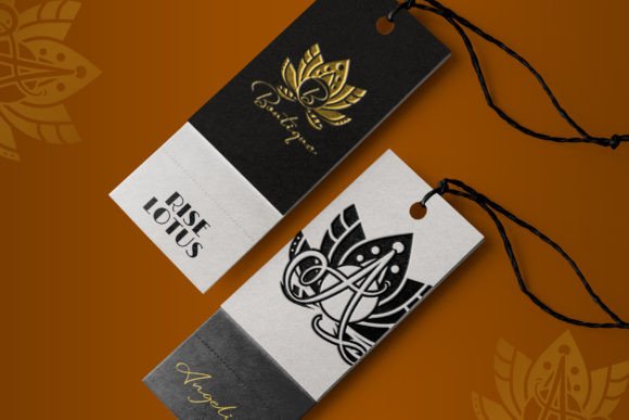 Rise Lotus Mandala Monogram Font PNG with transparent background - Preview 2
