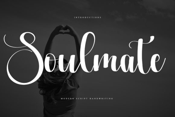 Soulmate Fontes Script Fonte Por Bintang Studio