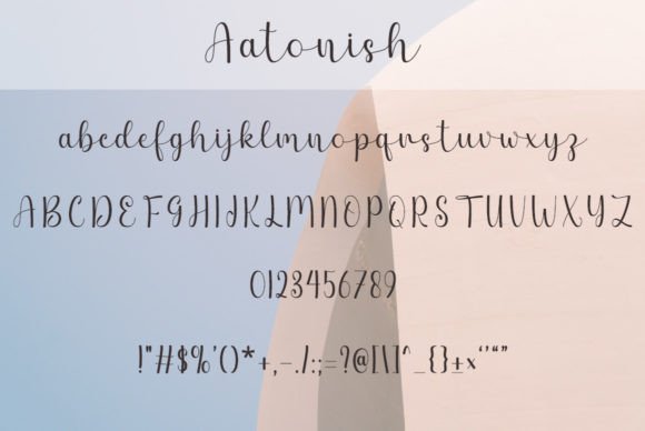 Astonish Font - Preview 4