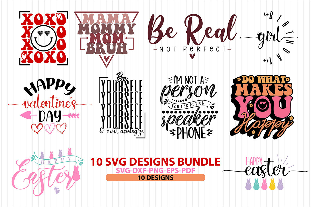 10 Svg Designs Bundle Graphic by Craft Store · Creative Fabrica