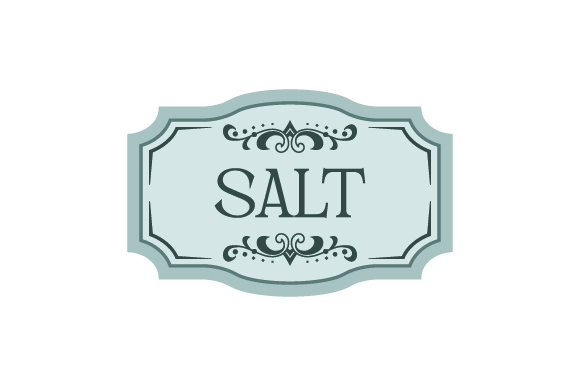 Vintage Kitchen Label - Salt SVG Cut file by Creative Fabrica Crafts   Creative Fabrica