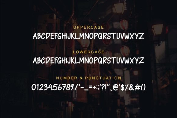 Ayakashi Font - Preview 1