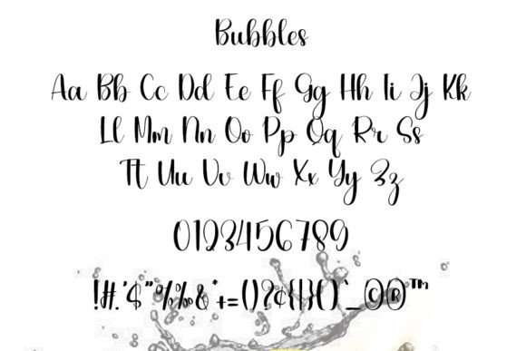 Bubbles Font - Preview 3