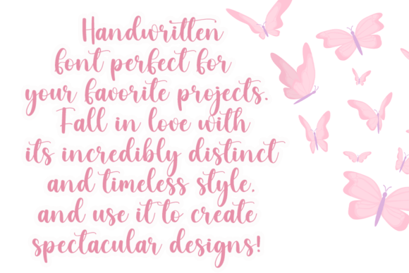 Butterfly Font - Preview 4
