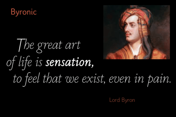 Byronic Font PNG with transparent background - Preview 3