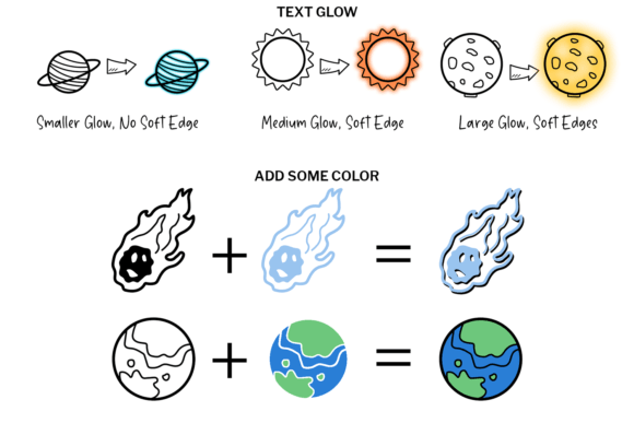 Celestial Doodle Font - Preview 5