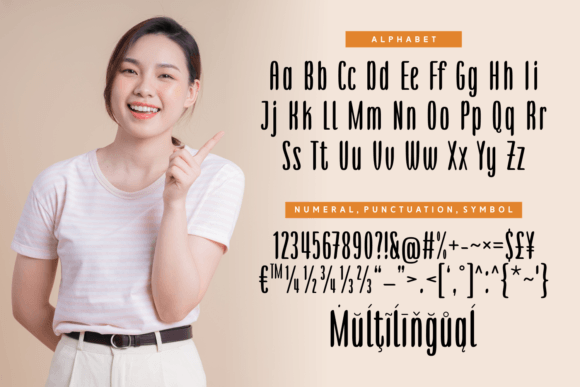 Evening Coffee Font PNG with transparent background - Preview 4