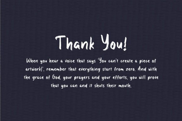 Fisbrush Font PNG with transparent background - Preview 2