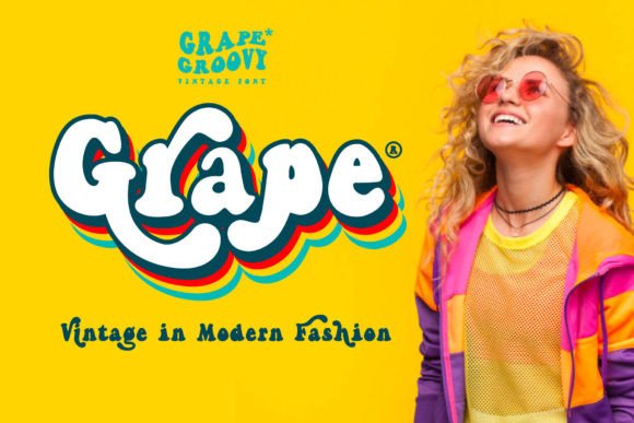 Grape Groovy Font - Preview 1