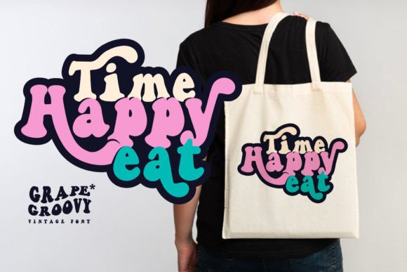 Grape Groovy Font - Preview 3