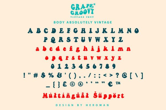 Grape Groovy Font - Preview 6