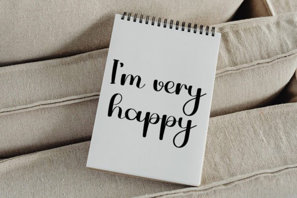 Happiness Font - Preview 1