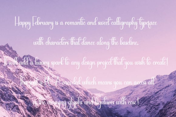 Happy February Font - Preview 5