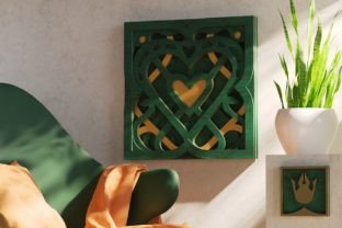 Heart Mandala 3D Layered SVG Cut File · Creative Fabrica