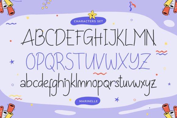 Marinelle Font PNG with transparent background - Preview 5