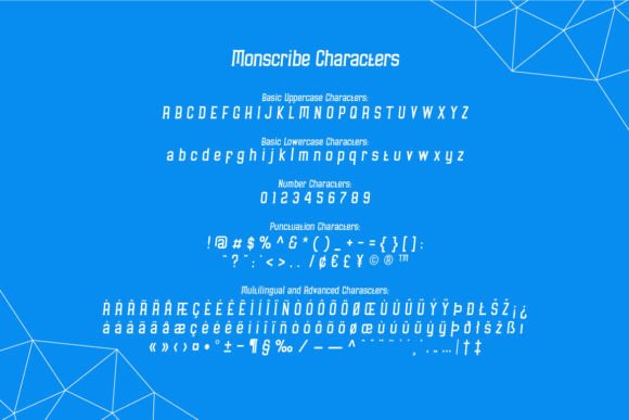 Monscribe Font PNG with transparent background - Preview 1
