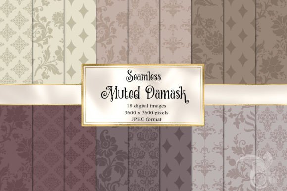 Muted Damask Digital Paper