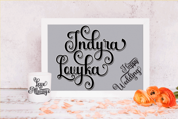 Nighfyla Font PNG with transparent background - Preview 2