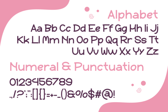 Nomad Kids Font PNG with transparent background - Preview 1