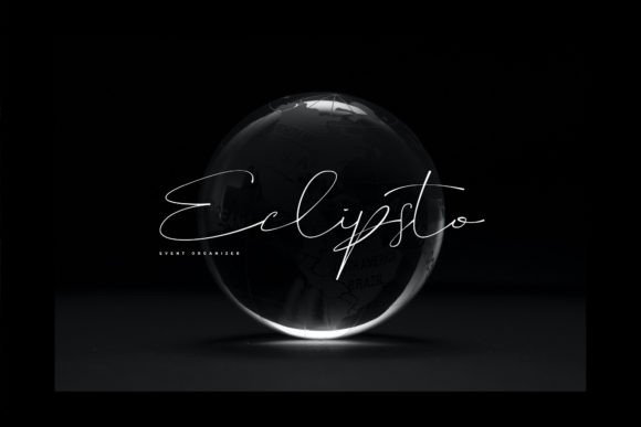 Sameday Signature Font PNG with transparent background - Preview 2