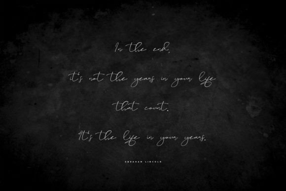 Sameday Signature Font PNG with transparent background - Preview 3