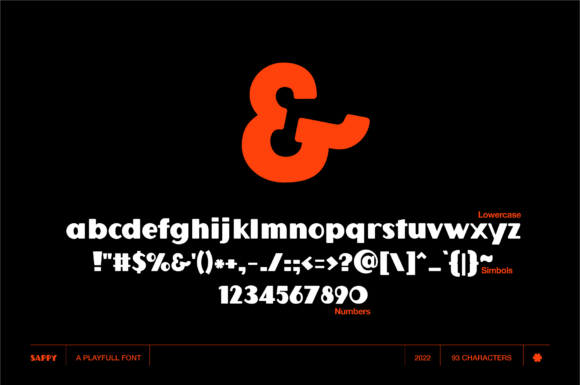 Sappy Font PNG with transparent background - Preview 4