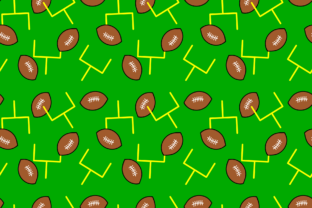 Football Graphic Pattern Seamless Sports Pattern: Football Graphic by Glad Pants Crafts ...