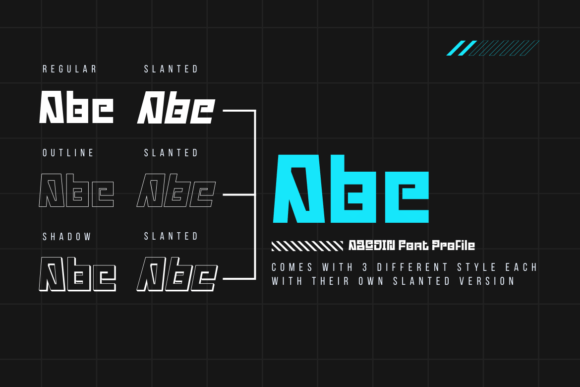 Abodin Font - Preview 1