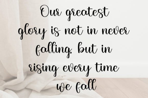 Barely Font - Preview 1