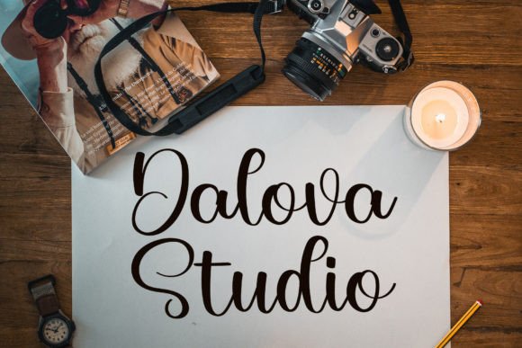 Barely Font - Preview 4