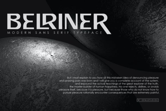 Belriner Font - Preview 1