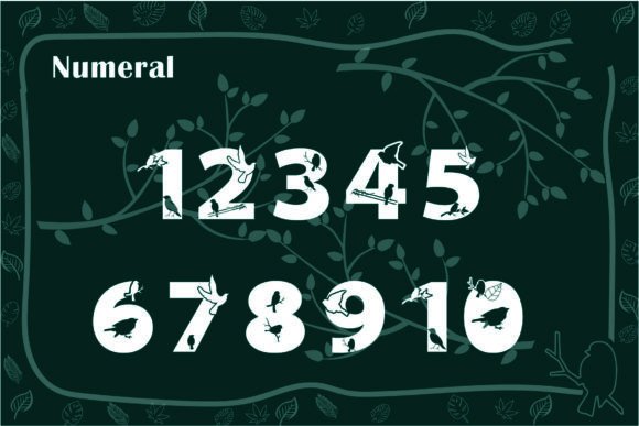 Bird Font - Preview 2