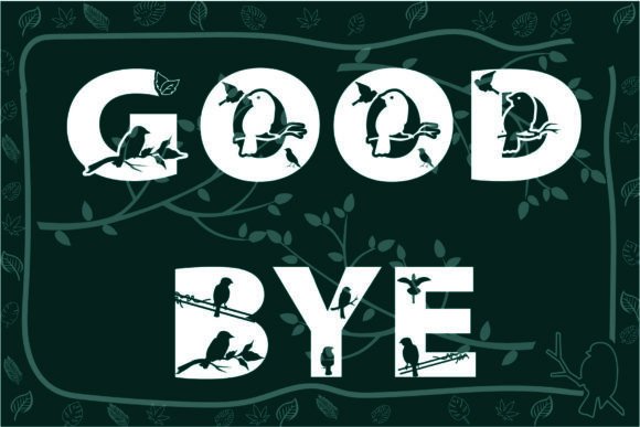 Bird Font - Preview 3