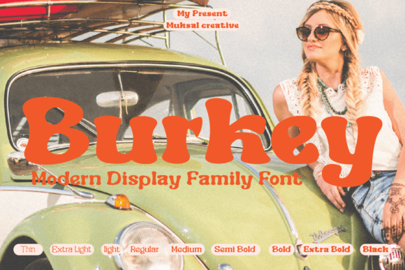 Burkey Font by Muksal Creative
