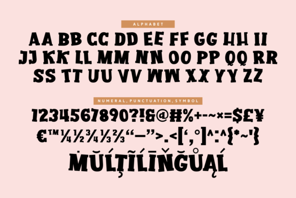 Cute Tika Font PNG with transparent background - Preview 2