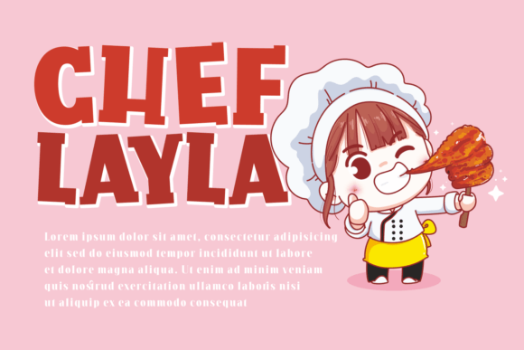 Cute Tika Font PNG with transparent background - Preview 4