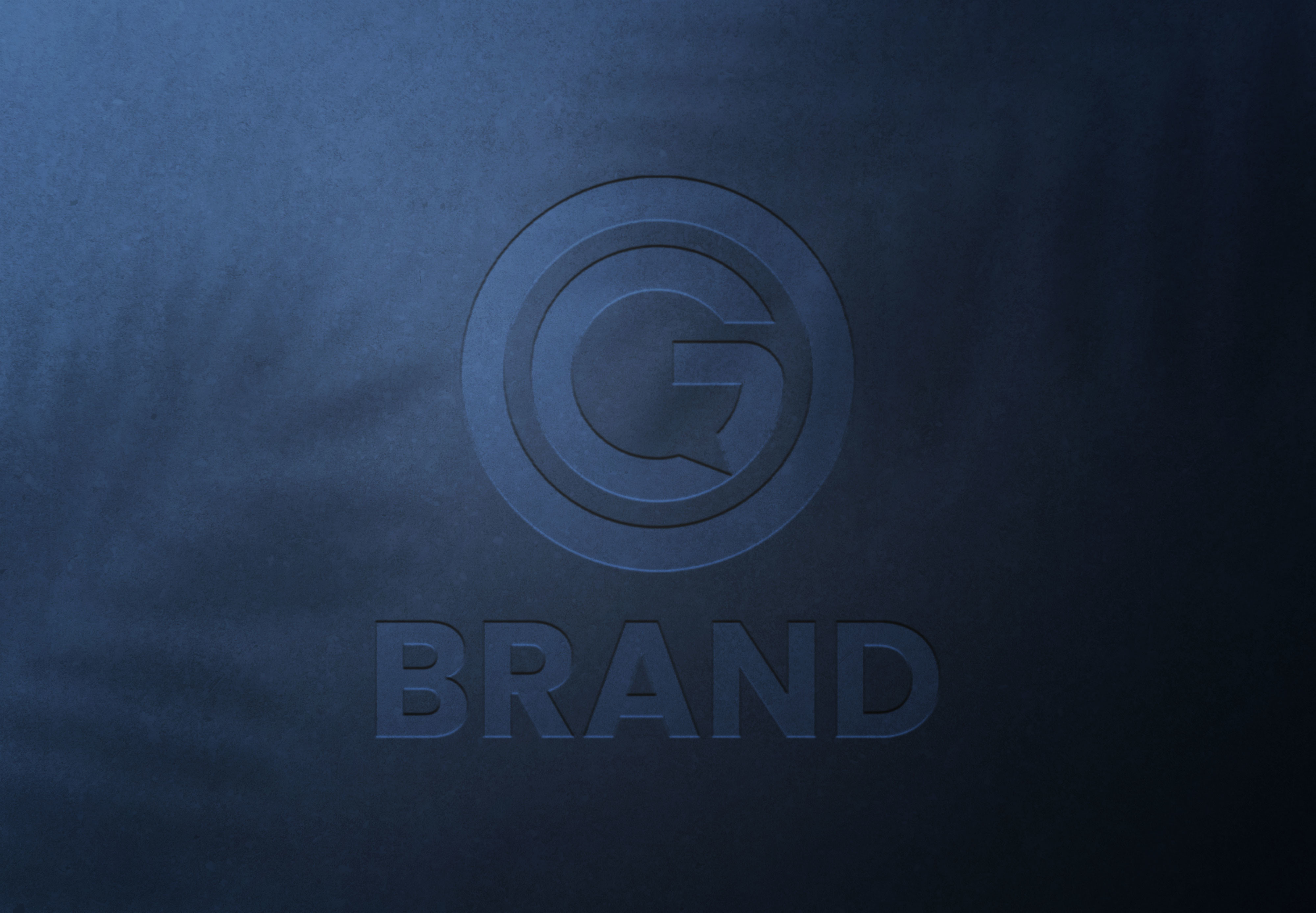 Embossed Logo Mockup Graphic by masantocreative · Creative Fabrica