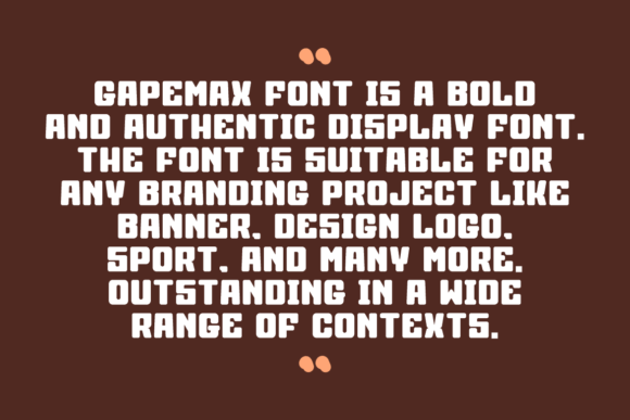 Gapemax Font - Preview 4