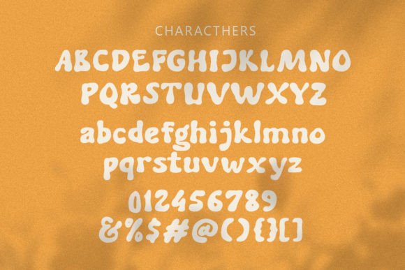 Grow Fine Font PNG with transparent background - Preview 2