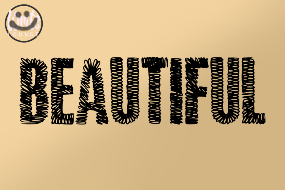 Letter Lines Font PNG with transparent background - Preview 2