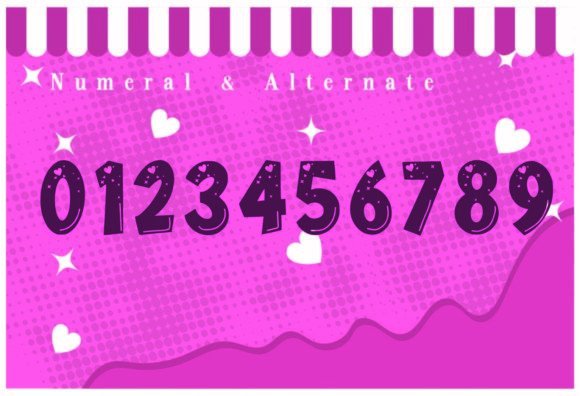 Love Crush Font PNG with transparent background - Preview 2