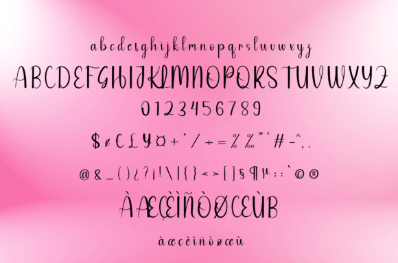 Online Signature Font PNG with transparent background - Preview 5
