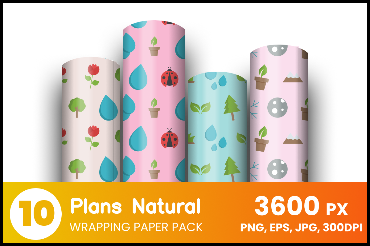 Plans Natural Wrapping Paper Graphic by fromporto · Creative Fabrica