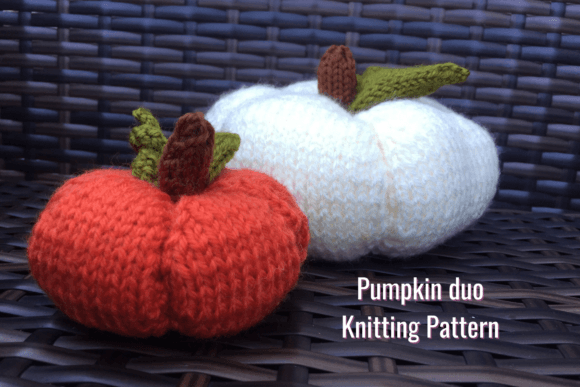 Pumpkin Duo Knitting Pattern
