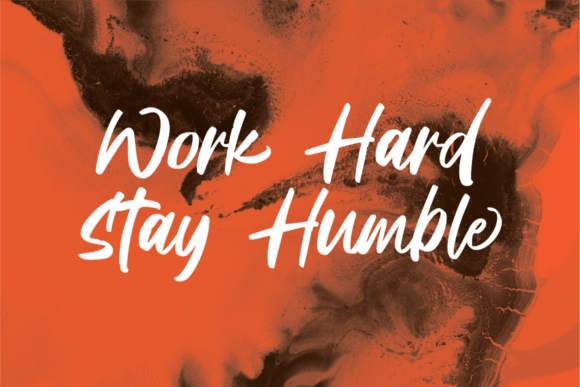 Redters Brush Font PNG with transparent background - Preview 3